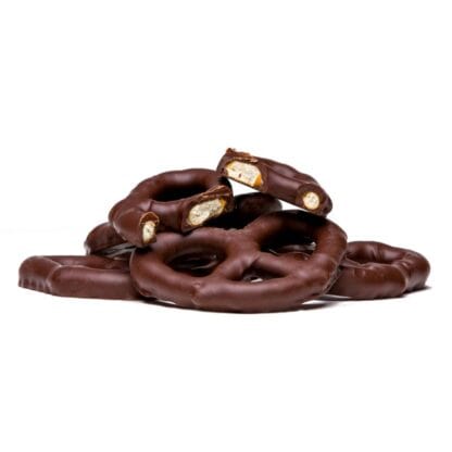 Asher's Asher's Dark Chocolate Smothered Pretzel Pieces – 2 lb. Pail