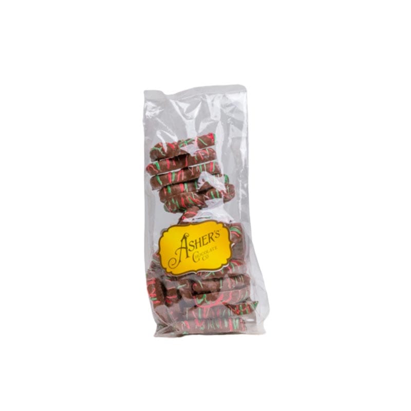 Asher's Holiday Milk Chocolate Mini Pretzels - Chocolate