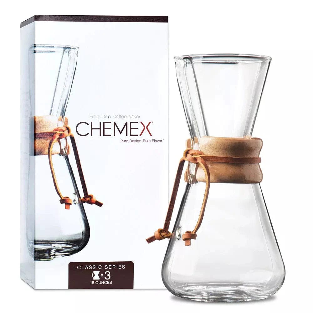 Chemex 3 Cup Classic Pour-Over Coffeemaker - Pour Over