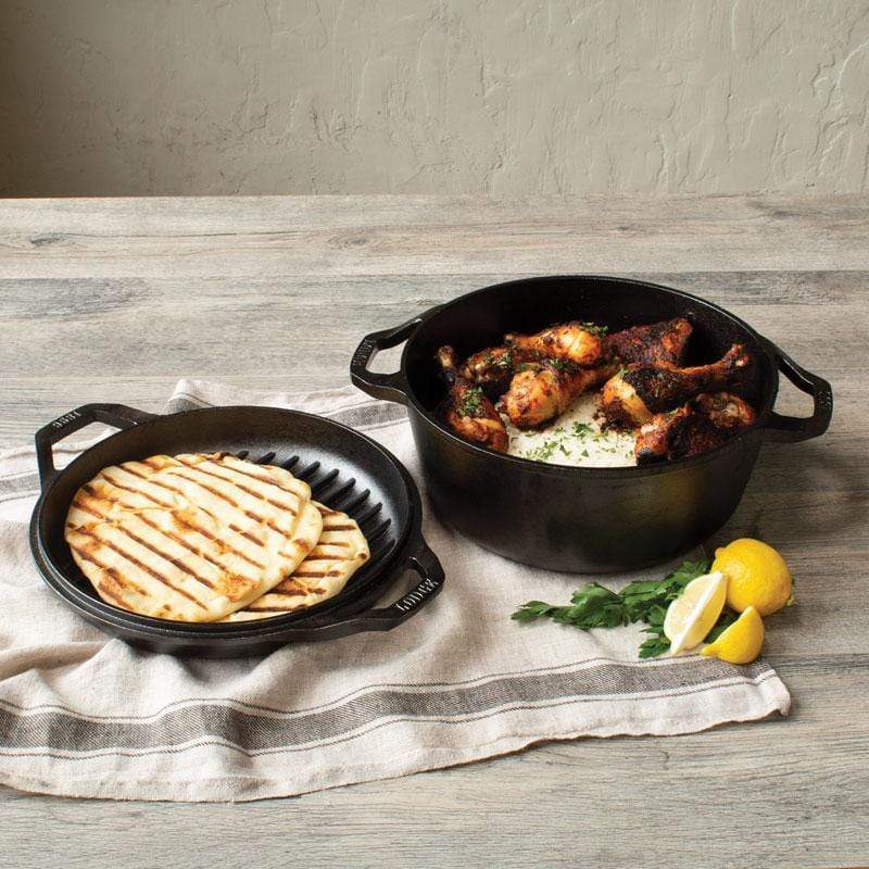 Lodge Lodge Chef Collection 6 Quart Double Dutch Oven