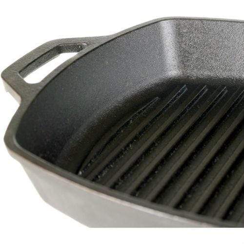 Lodge Pro Logic Cast Iron 10.5in Square Grill Pan - Cast Iron Cookware