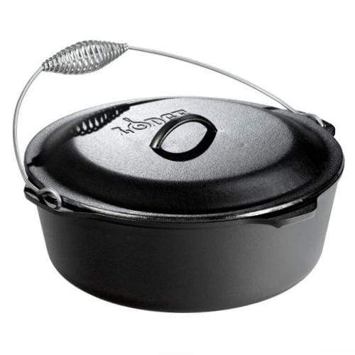 Lodge Pro Logic Cast Iron 9 qt Dutch Oven - Cast Iron Cookware