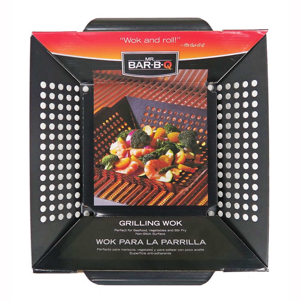 Mr. Bar-B-Q Wok Topper - Grill Basket