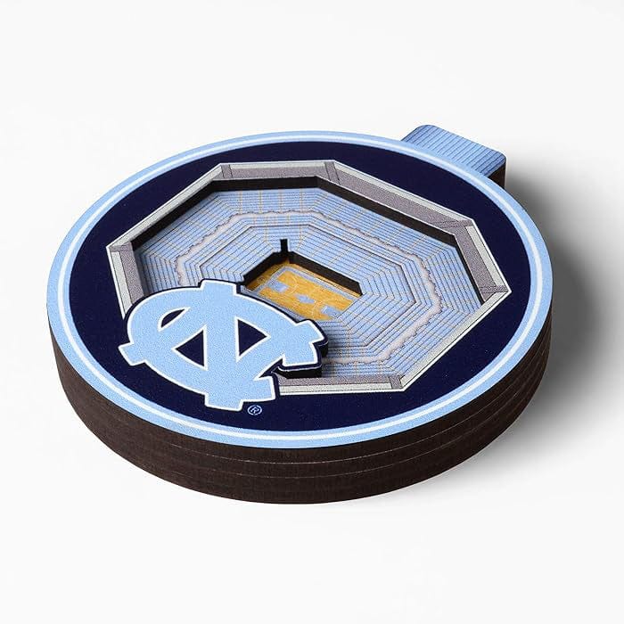 North Carolina Tar Heels 3D StadiumView Ornament - Home Décor