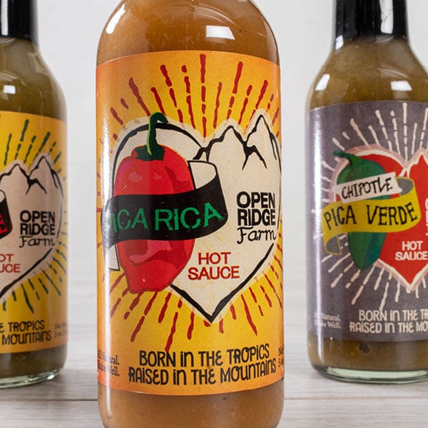 Open Ridge Farm Open Ridge NC Hot Sauce Trio