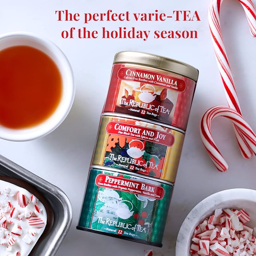 Republic of Tea Holiday Stackable Tea Tin - Tea