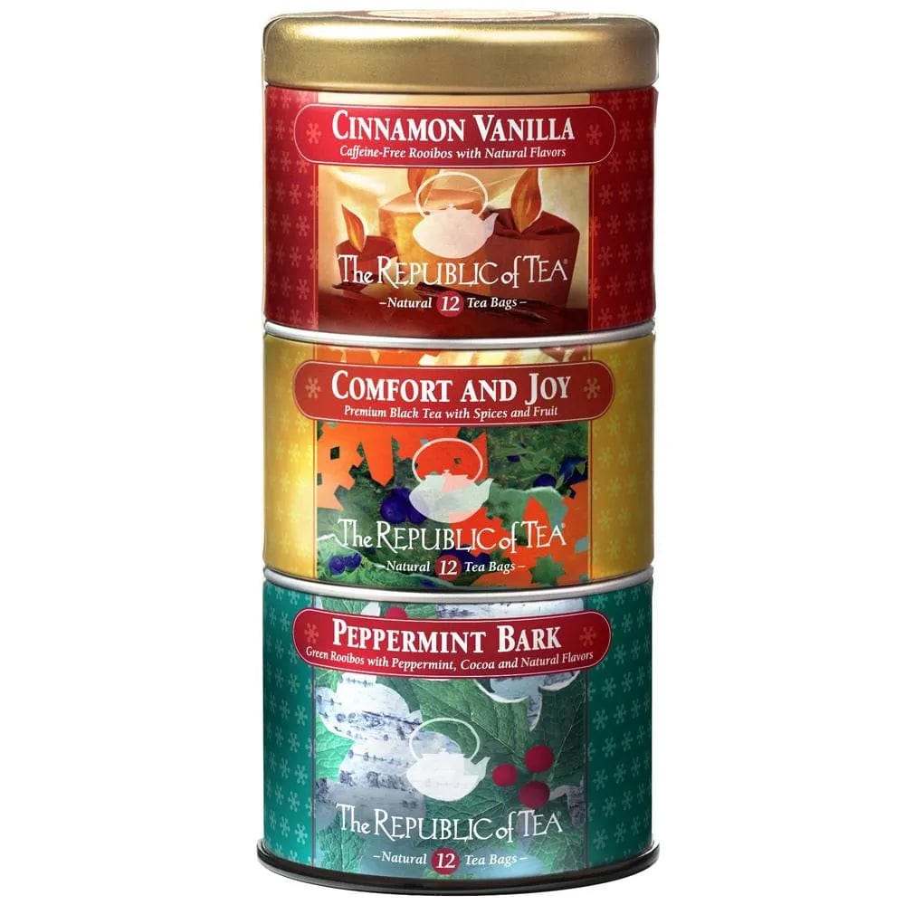 Republic of Tea Holiday Stackable Tea Tin - Tea