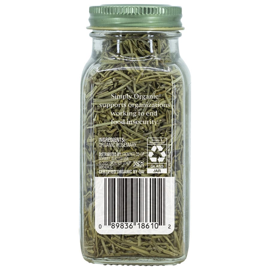 Frontier Co-Op Simply Organic Whole Rosemary Leaf 1.23 oz