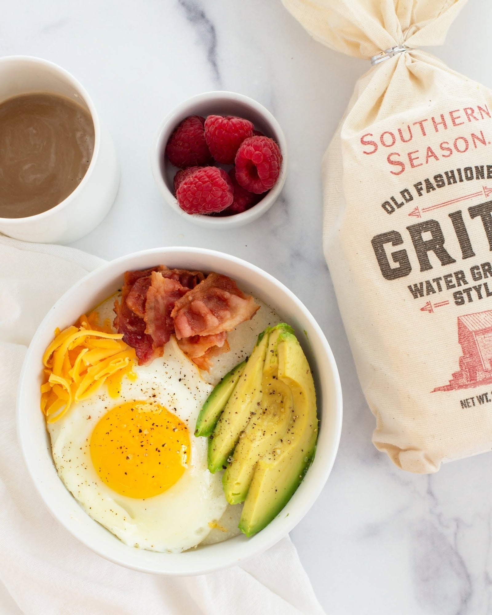 Southern Season Old-Fashioned White Grits 2 lb - Grits