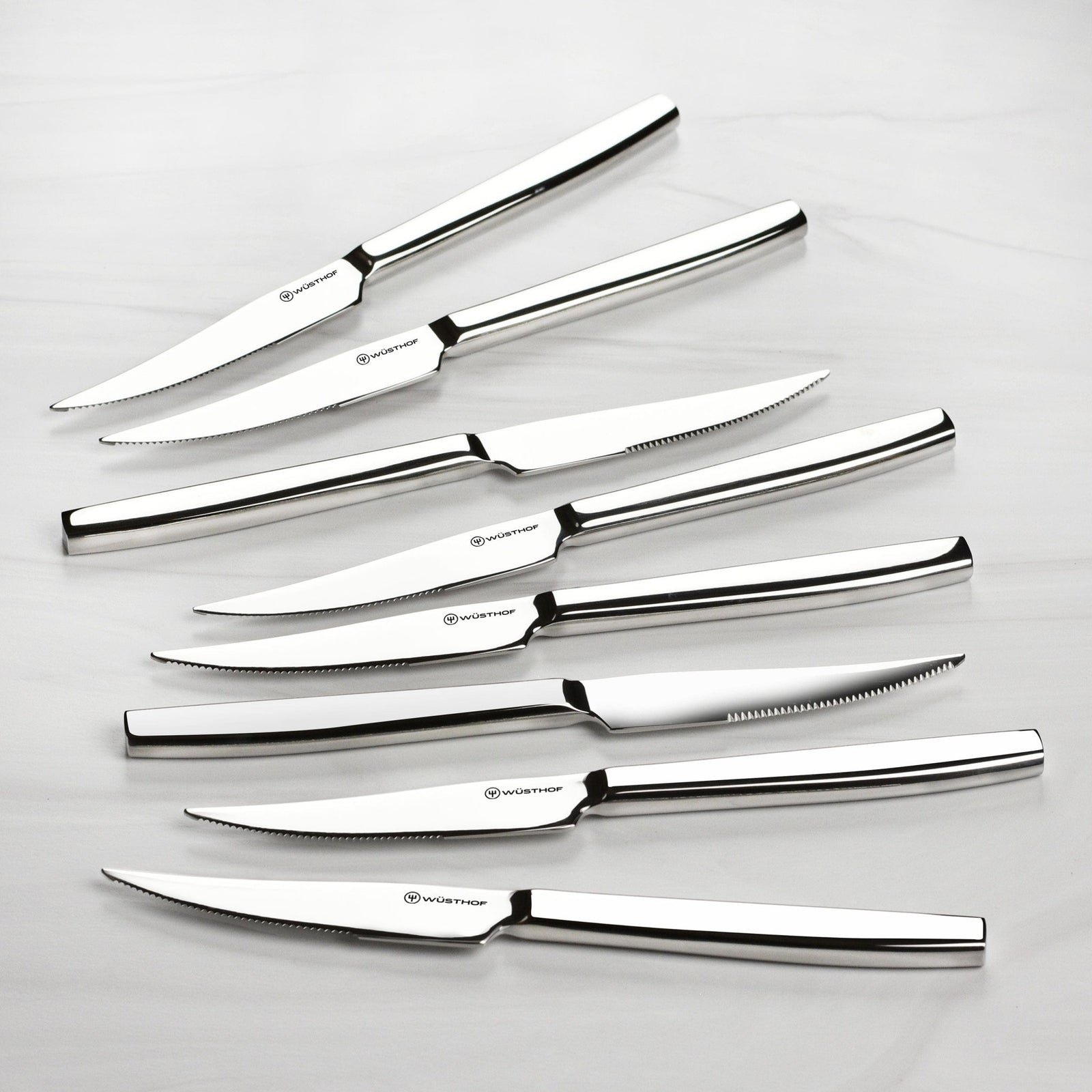 Wusthof 8-Piece Stainless Mignon Steak Knife Set - Knife Sets