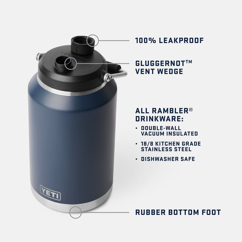 YETI Gallon Rambler Jug 2.0 - Stainless Steel