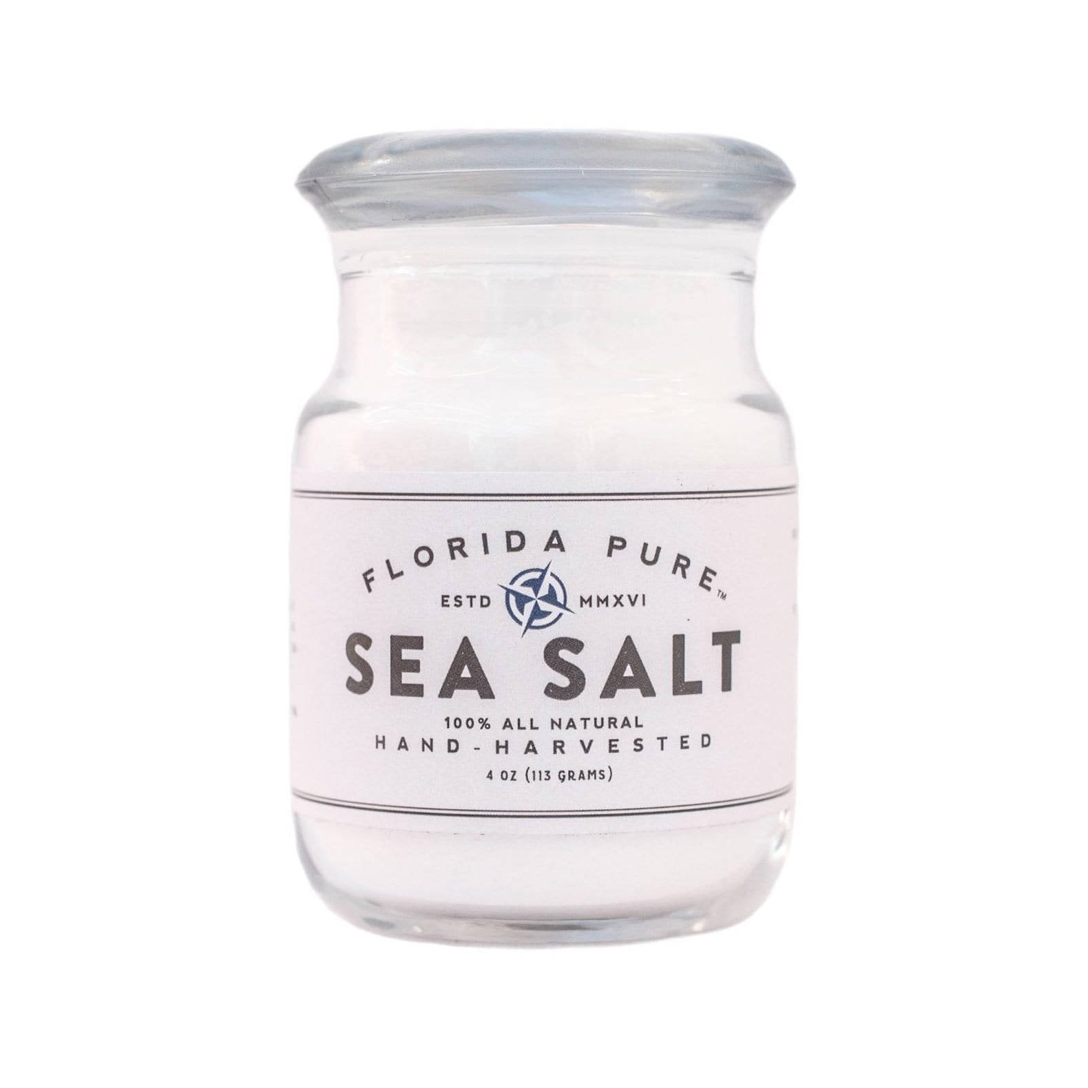 Florida Pure Florida Pure 100% All Natural Hand - Harvested Sea Salt 4 oz