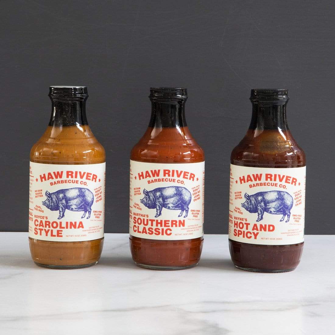 Local BBQ Sauce Sampler - Gift Basket