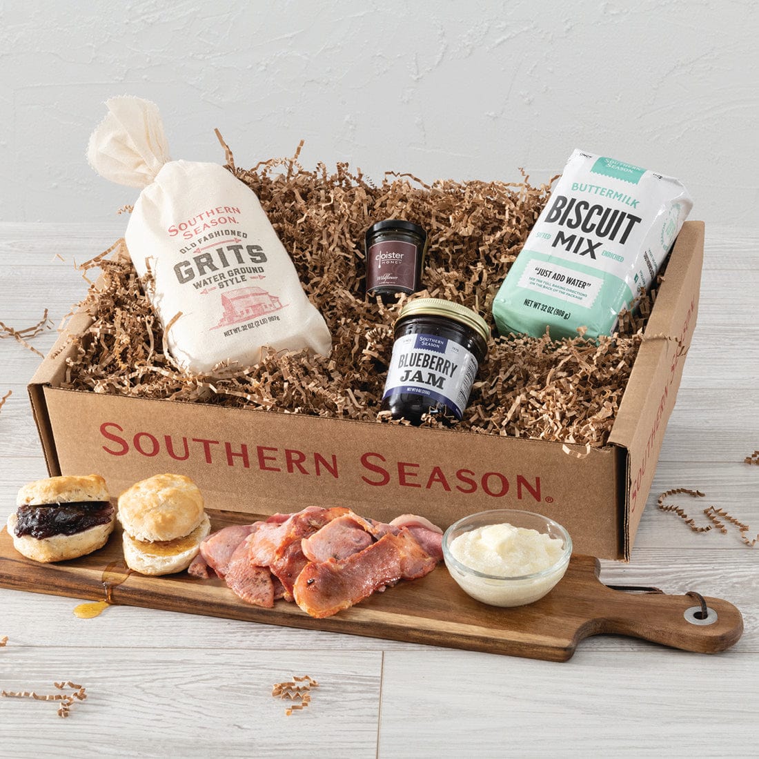 Southern Breakfast Box with Ham - Gift Basket