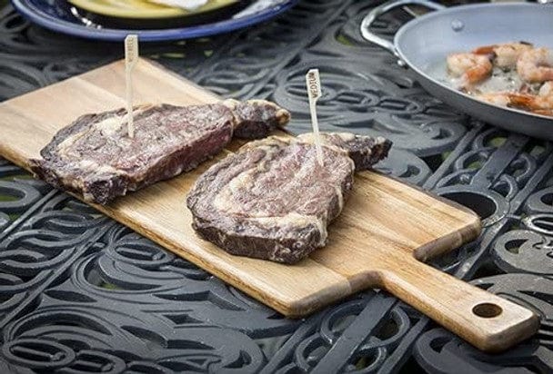 Tablecraft 3.5" Bamboo Steak Markers - Pack of 130