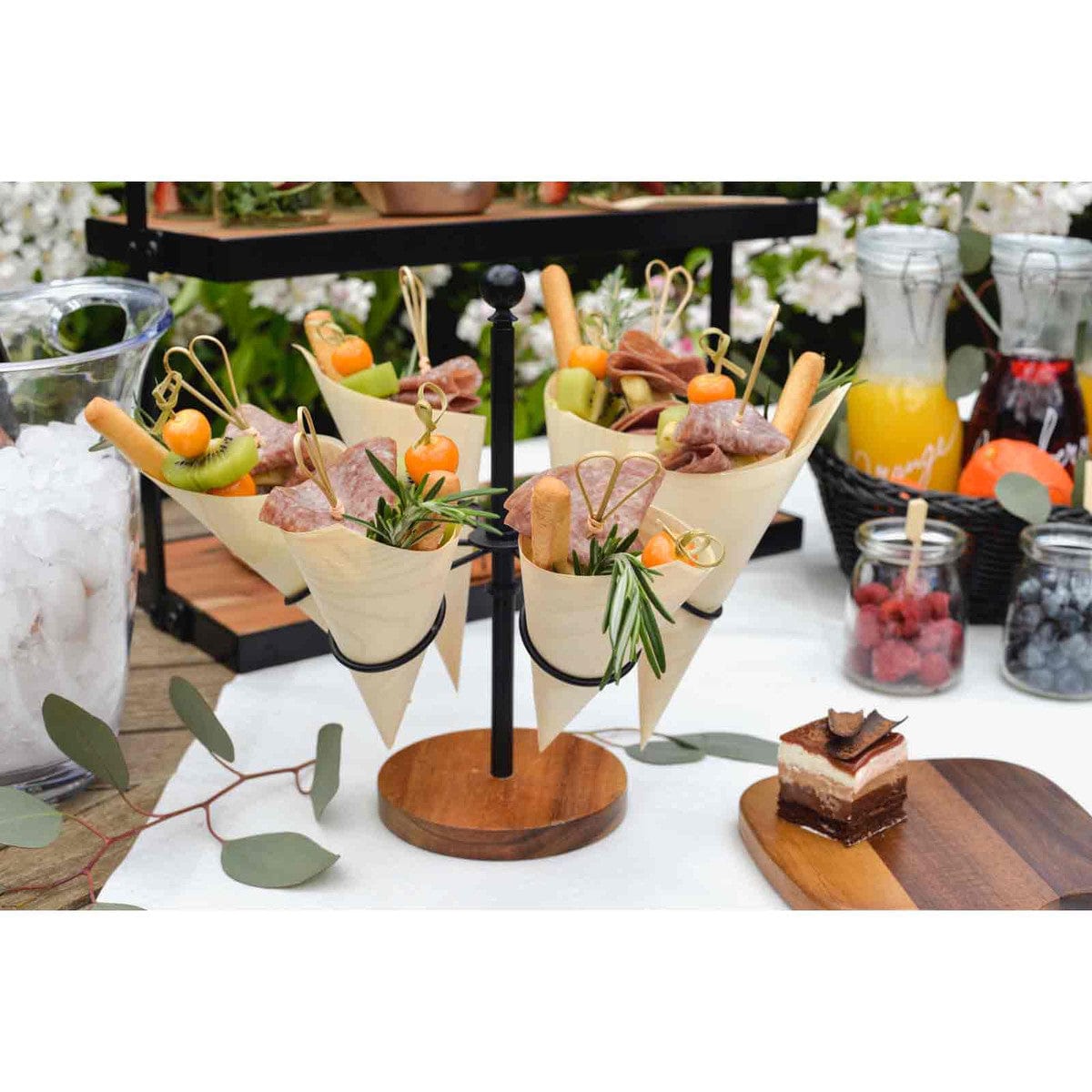 Tablecraft 4.5" Knotted Bamboo Picks - Pack Of 100