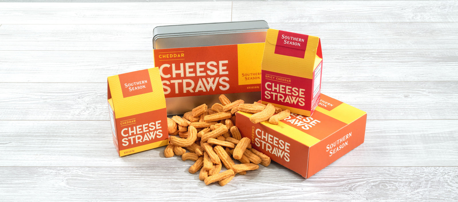 Group Picture of Southern Season Cheddar Cheese Straws