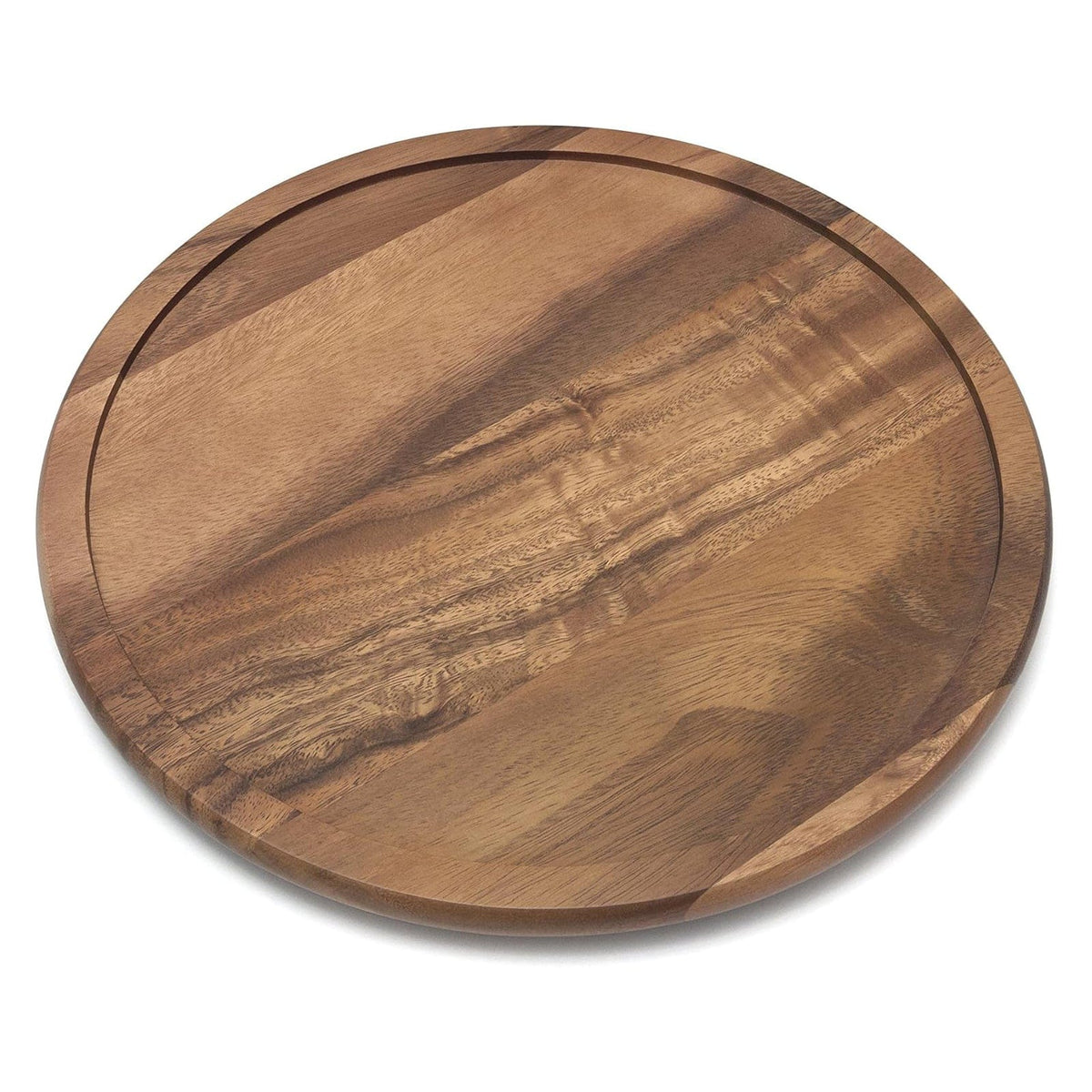 Acacia Wood 14" Kitchen Turntable - Cabinet Organization