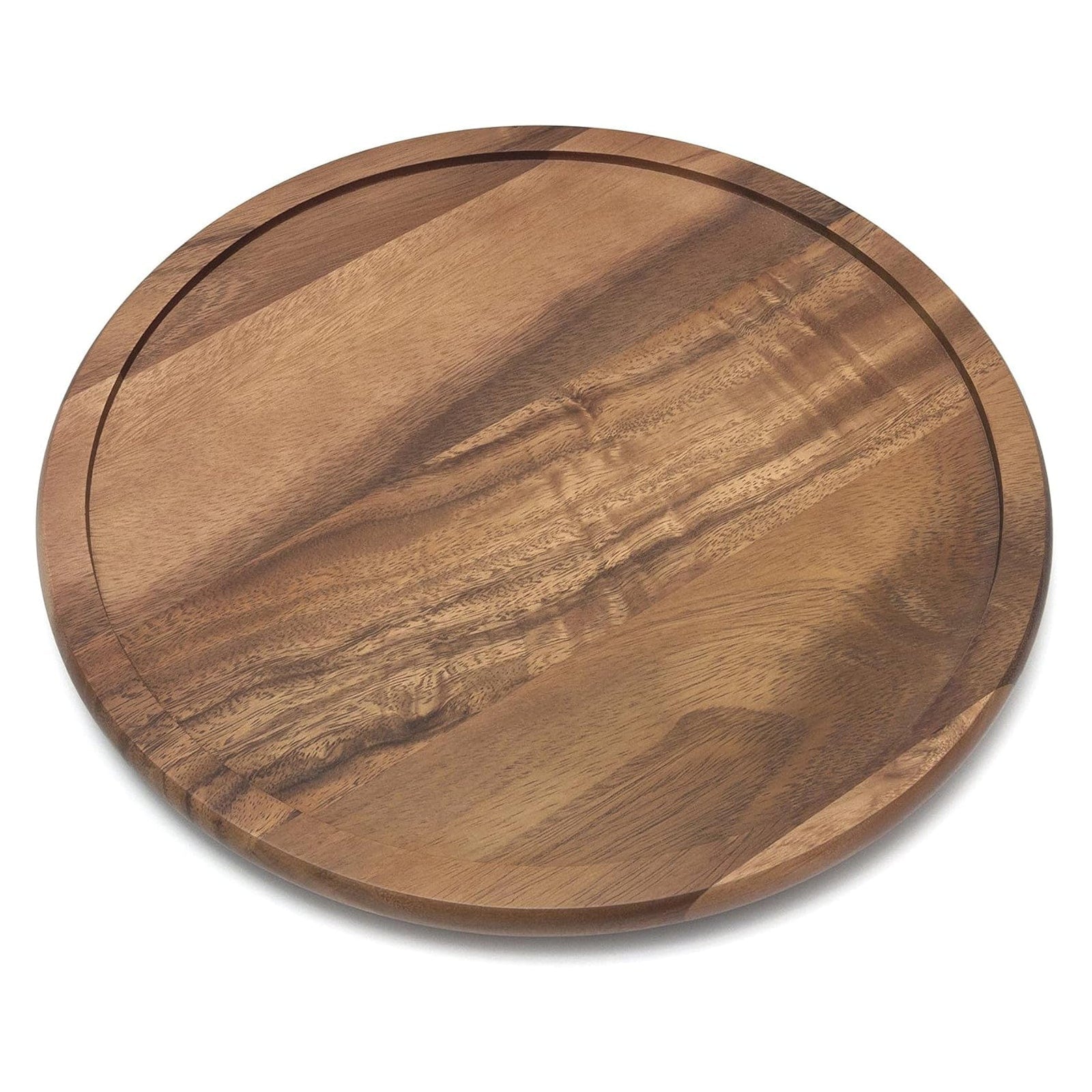 Acacia Wood 14" Kitchen Turntable - Cabinet Organization