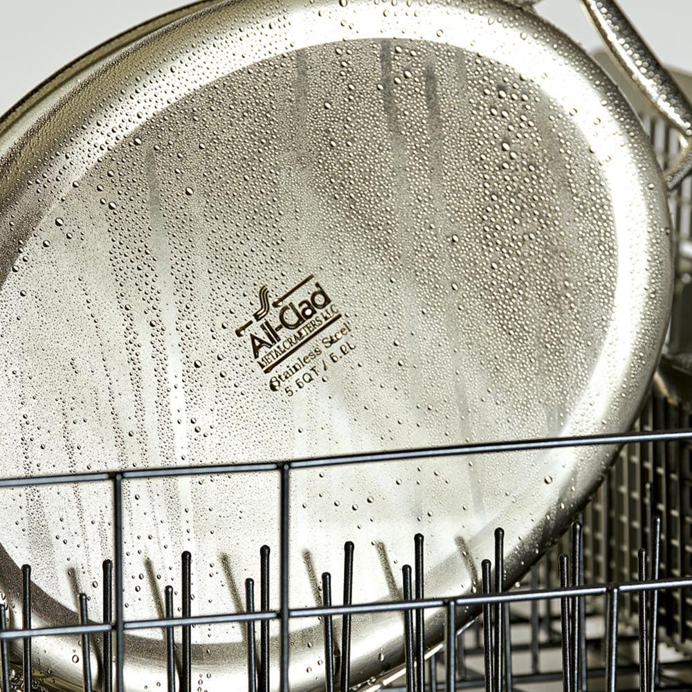 All-Clad All-Clad Stainless Steel Covered Oval Roaster with Rack