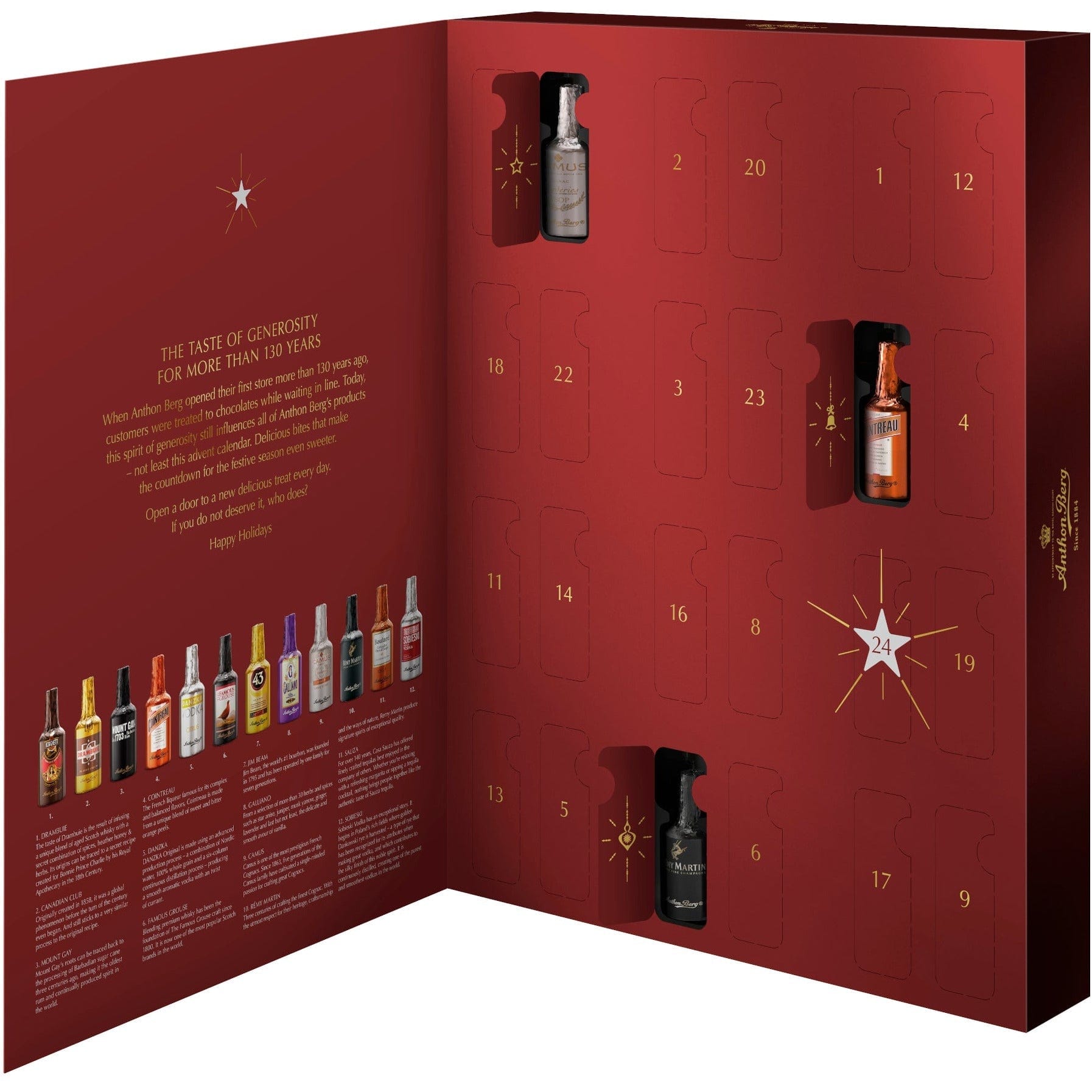 Anthon Berg Anthon Berg Liquor Filled Chocolate Advent Calendar