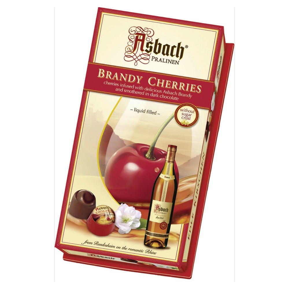 Asbach Brandy Cherries 7 oz - Chocolate