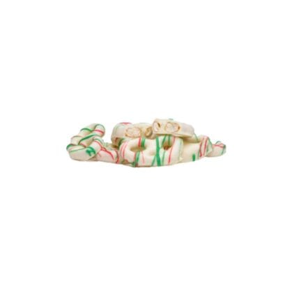 Asher's Holiday Mini Pretzels in White Chocolate - Chocolate