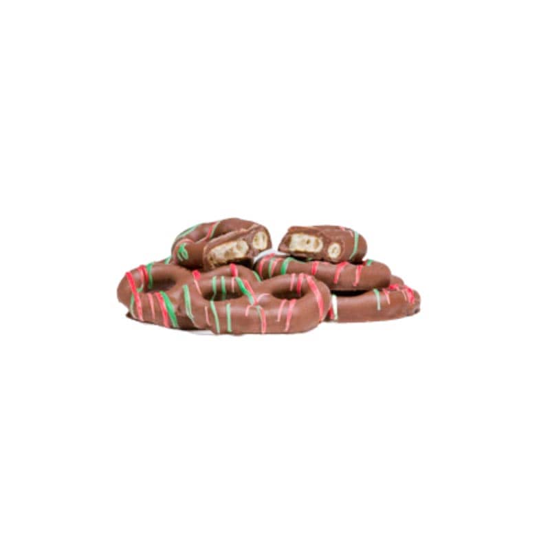 Asher's Milk Chocolate Holiday Pretzels - Chocolate