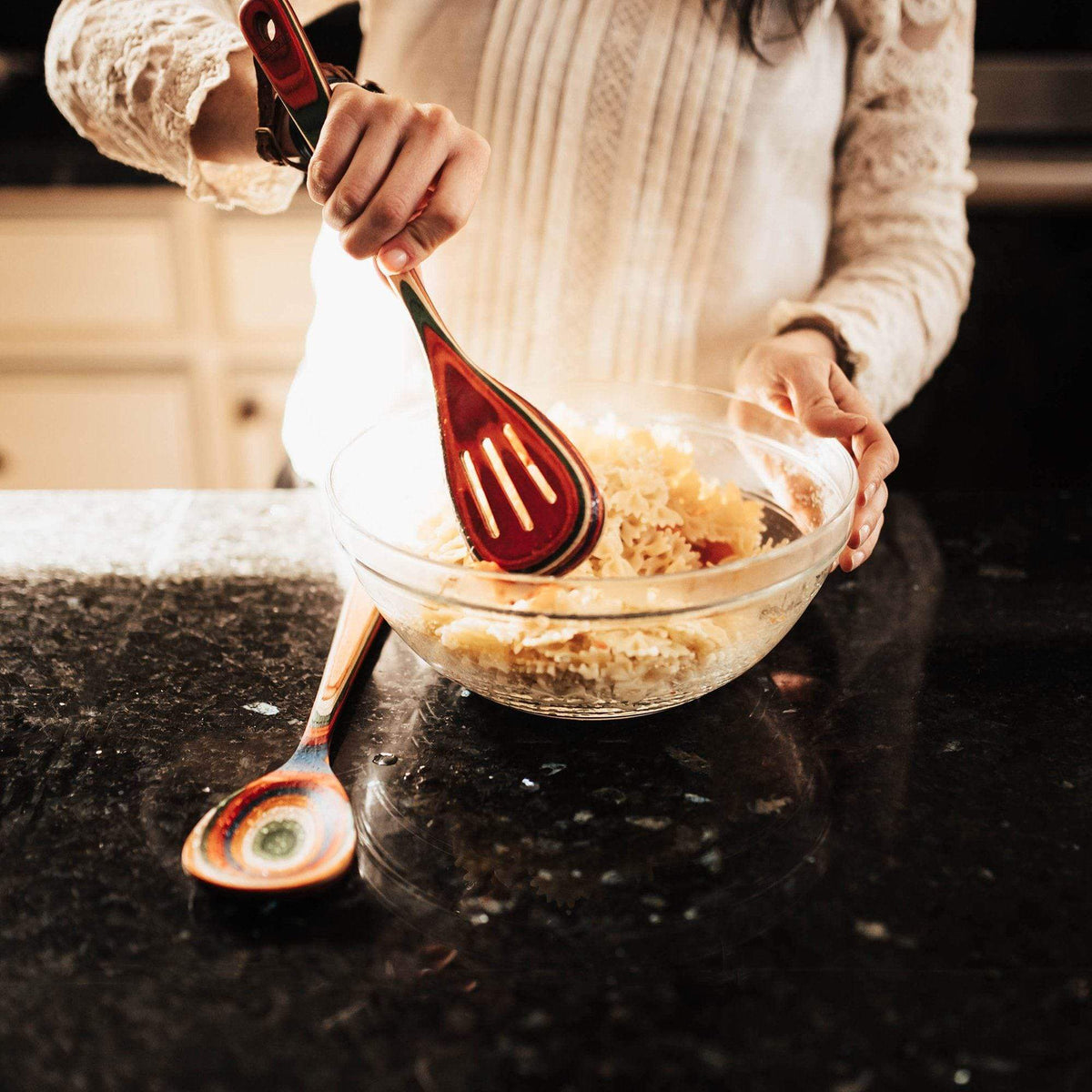 Baltique Marrakesh Collection Slotted Spoon - Mixing Spoon