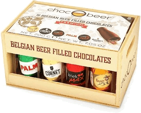 Belgian Beer Filled Chocolate Bottles - Chocolates