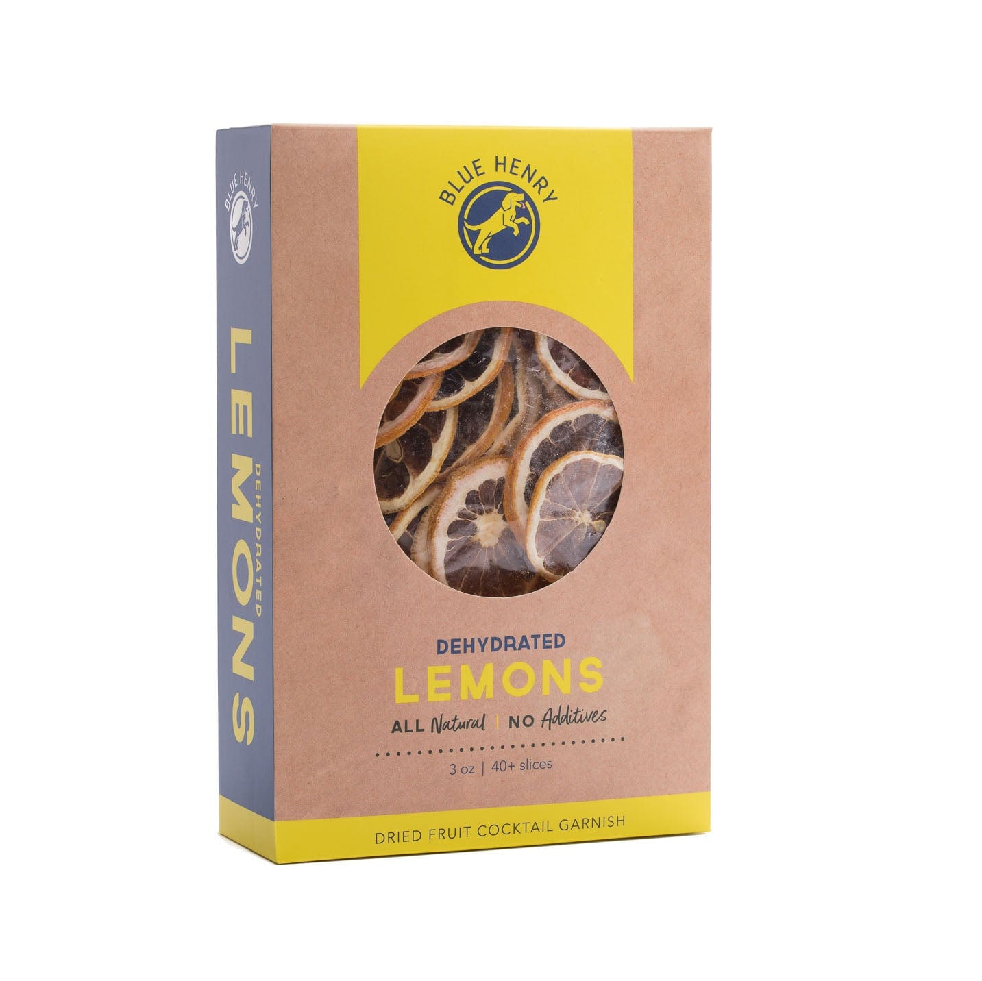 Blue Henry Dehydrated Lemons 3 oz - Garnish