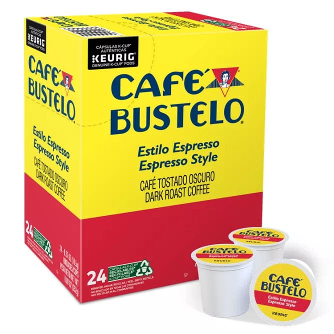 Keurig Cafe Bustelo Espresso Style K-Cup Coffee - 24 Count Box