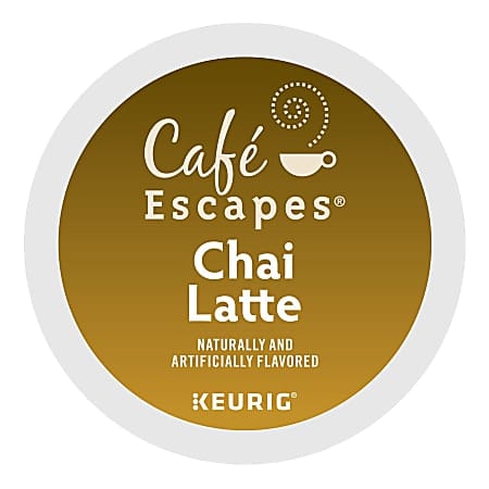 Keurig Cafe Escapes Chai Latte K-Cup Tea - 24 Count Box