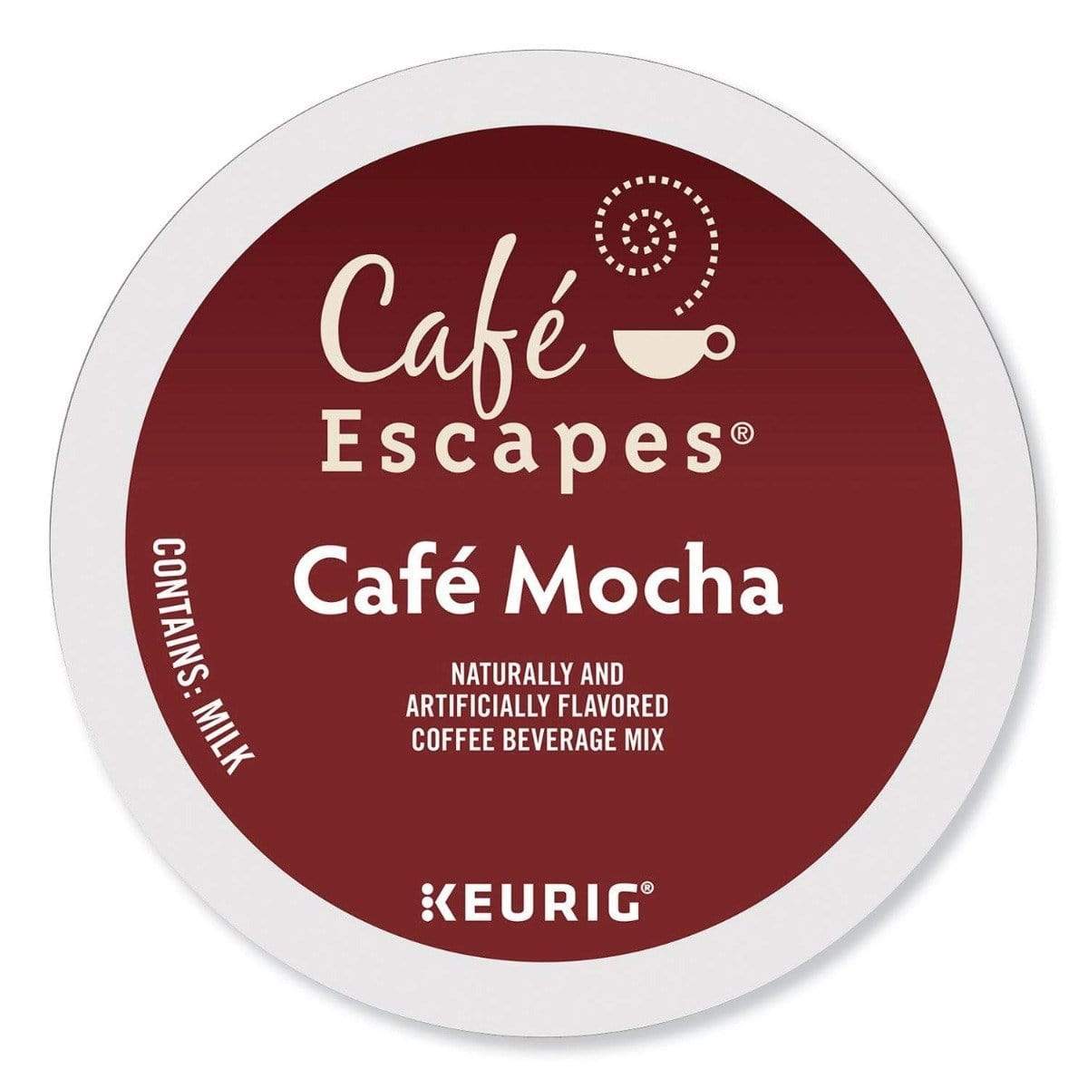 Keurig Cafe Escapes Mocha K-Cup Coffee - 24 Count Box