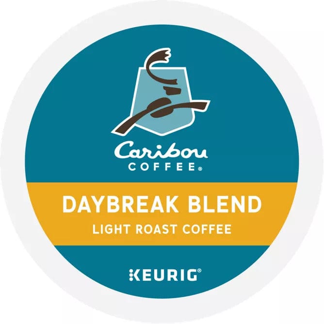 Keurig Caribou Coffee Daybreak Morning Blend K-Cup Coffee - 24 Count Box