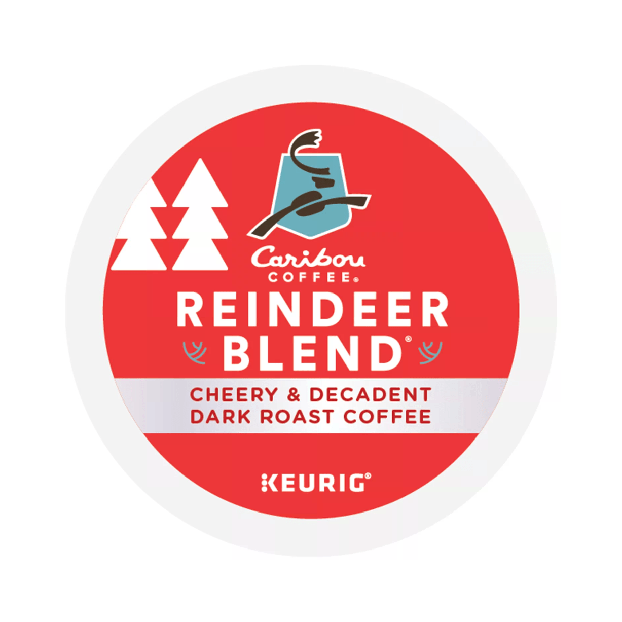 Keurig Caribou Coffee Reindeer Blend Coffee 22 Ct Box