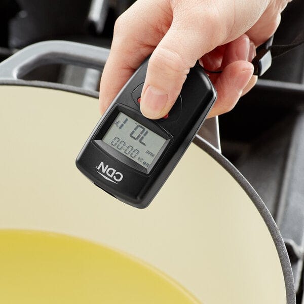 CDN Infrared Thermometer with Clock & Timer - Thermometer & Timers