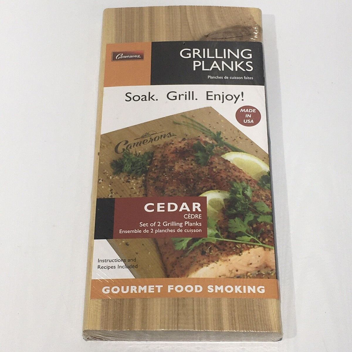 Cedar Wood Grilling Planks Set of 2 - BBQ Tool