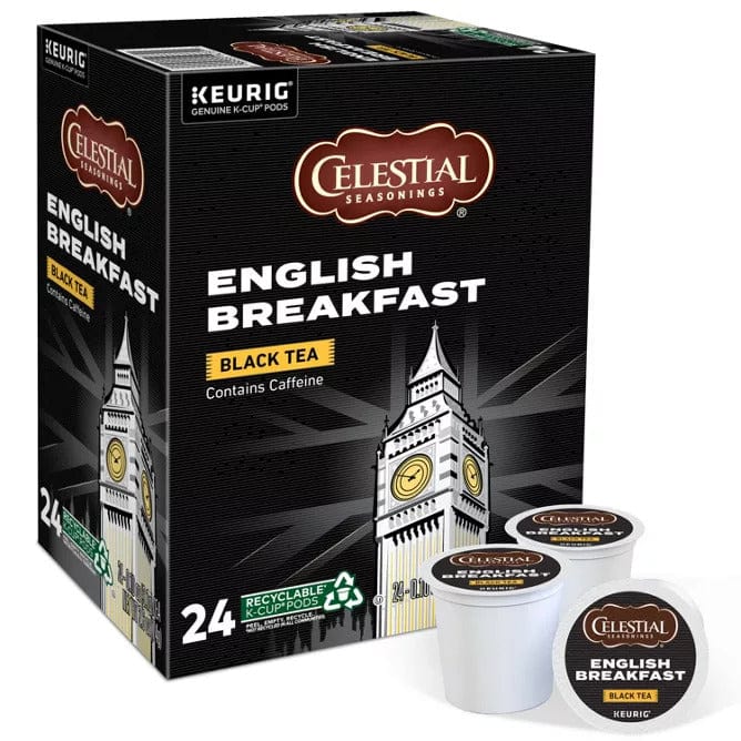 Keurig Celestial Seasoning English Breakfast K-Cup Tea - 24 Count Box