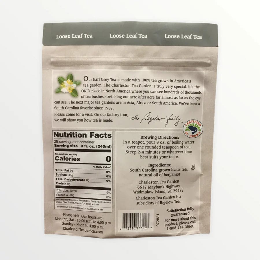 Charleston Tea Plantation Loose Leaf Earl Grey Tea - Tea