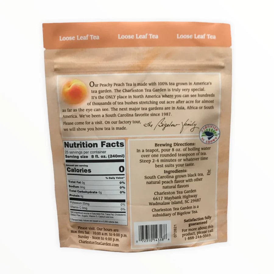 Charleston Tea Plantation Loose Leaf Peachy Peach Tea - Tea