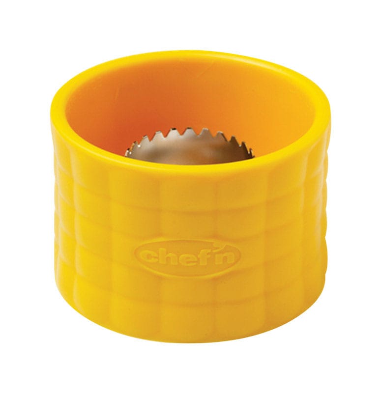 Chef'n Yellow Plastic Corn Stripper - Fruit &amp; Vegetable Tool
