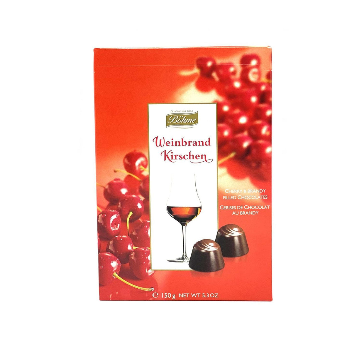 Gourmet International Cherry &amp; Brandy Filled Chocolate 5.3 oz