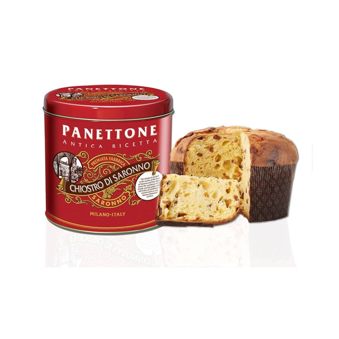 Chiostro Chiostro di Saronno Classic Panettone in Elegant Metal Tin 1 kg