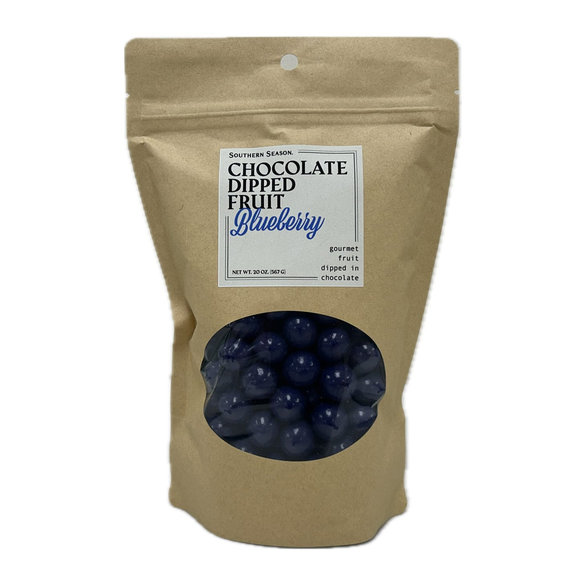 Chocolate-Dipped Blueberries 20 oz Bag - Chocolate Covered Fruit