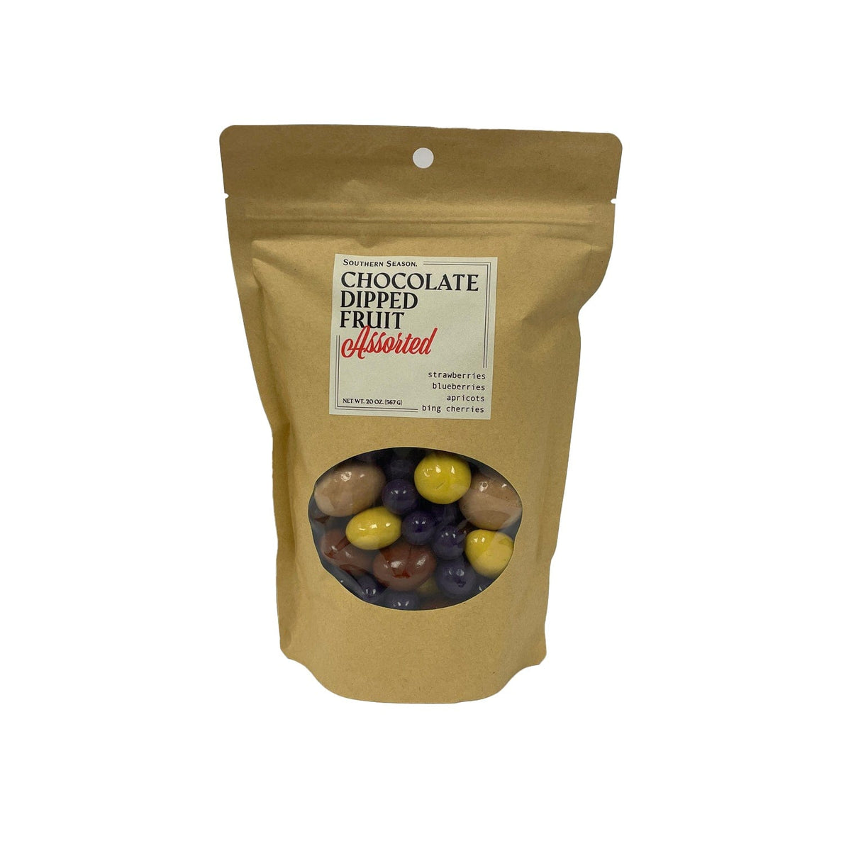 Southern Season Chocolate-Dipped Fruit - Assorted 20 oz Refill Bag