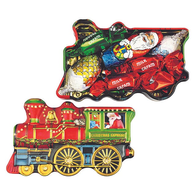 Gourmet Christmas Locomotive Assorted Chocolates Tin