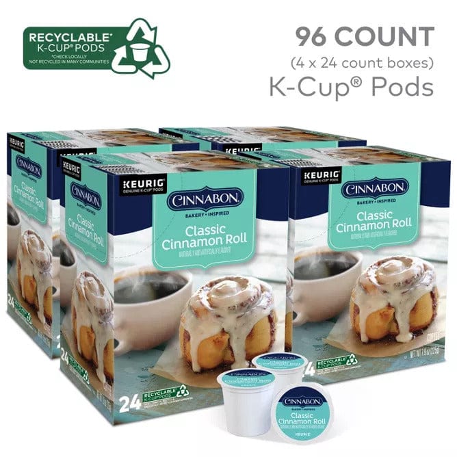 Keurig Cinnabon Classic Cinnamon Roll K-Cup Coffee