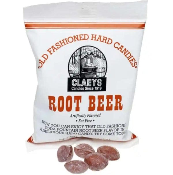 Claey's Root Beer Hard Candy 6 oz - Old Fashioned Candy