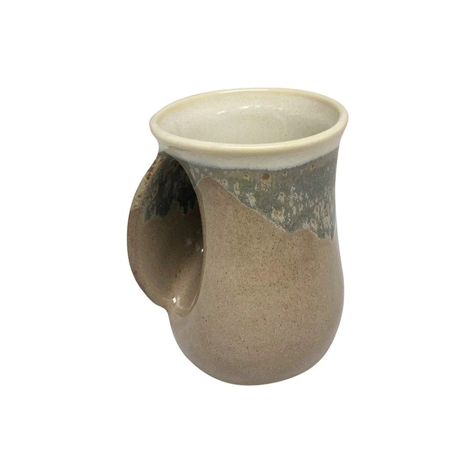 Clay in Motion Clay in Motion Handwarmer Mug - Left Handed - Desert Stone